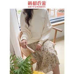 韩都衣舍2020春季新款女韩系少女穿搭洋气矮个子显高两件套套装耒