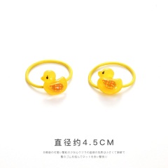 1韩版可爱卡通儿童皮筋发圈不伤发头绳女宝宝扎头发甜美女童发绳小