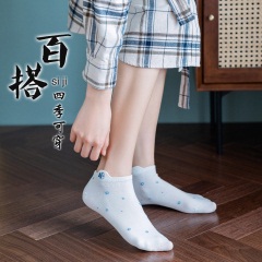 8袜子女浅口夏季薄款女士短袜日系韩国防臭可爱低帮吸汗棉袜ins潮