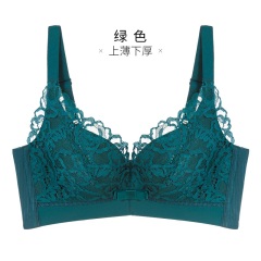 11千奈美内衣女无钢圈文胸收副乳聚拢防下垂性感上托提胸调整型胸罩