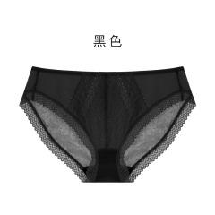 11千奈美3054同款内裤性感透气蕾丝透明柔软三角女士打底凉爽内裤