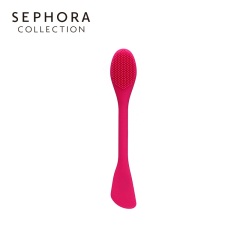 26Sephora/丝芙兰粉色双头硅胶面膜刷涂抹式泥状睡眠面膜刷脸部家用