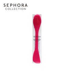 26Sephora/丝芙兰粉色双头硅胶面膜刷涂抹式泥状睡眠面膜刷脸部家用