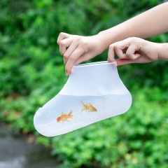 30买一送一透明硅胶雨鞋女防滑加厚耐磨户外防雨雨靴男防水鞋雨鞋套