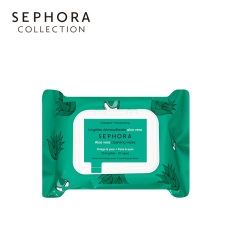 26Sephora/丝芙兰卸妆巾清洁温和脸部一次性便携深层清洁洁面巾湿巾