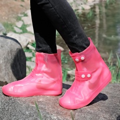 30中筒雨鞋防雨套成人男女防水雨靴加厚防滑耐磨儿童雨鞋套透明水鞋