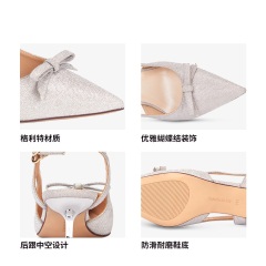 33【Angelababy同款】商场专柜红蜻蜓2020春季新款年会晚宴女鞋单鞋