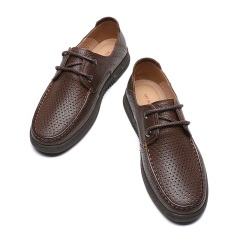 33红蜻蜓男鞋2020夏季新款休闲舒适爸爸鞋镂空低帮系带凉鞋舒适系带
