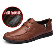33红蜻蜓真皮男鞋秋季新款正品官方休闲英伦风鞋子男潮鞋皮鞋
