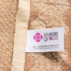 洁丽雅纯棉吸水毛巾舒适面巾 单条袋装 颜色随机B95