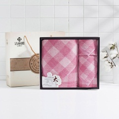 全棉优品 三件套礼盒+提袋 格调生活-6（实发随机色配比）B95