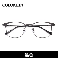 colocp90眼镜框男潮超轻眉线复古眼镜近视女可配镜片平光眼睛大全半框镜架