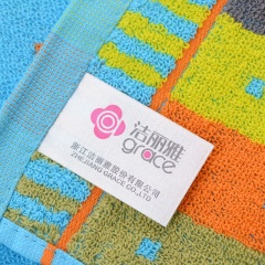 洁丽雅纯棉炫丽毛巾 多彩多色洗脸毛巾舒适吸水柔软 五条B95