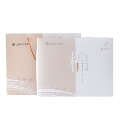 洁丽雅纯棉酒店浴巾 纯白毛巾全棉加大加厚款吸水面巾 礼盒三件套B95