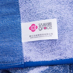 洁丽雅纯棉毛巾4条 洗脸面巾 英文字母经典加厚款 强吸水舒适柔软B95